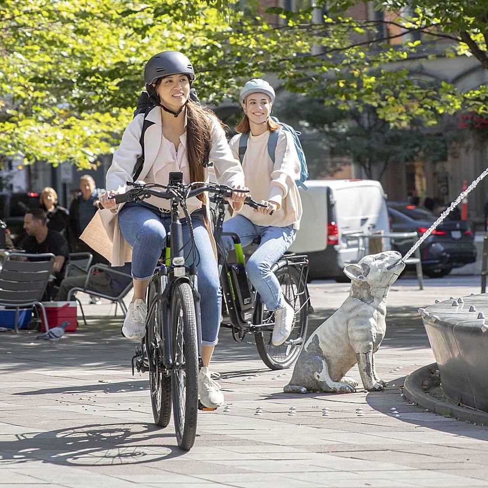 Alt View 32. Greenworks - 80V 27.5" Venture Series Commuter EBike w/ 22mi. Max Op. Range & 22mph Max Speed w/ 4.0Ah Battery & Charger - Black.