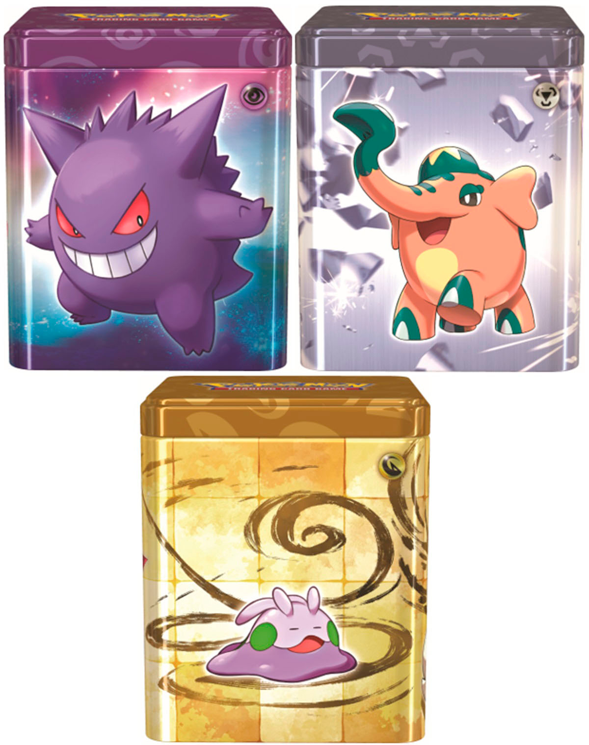 Pokémon 3 Pack Stacking Tins with Booster Packs