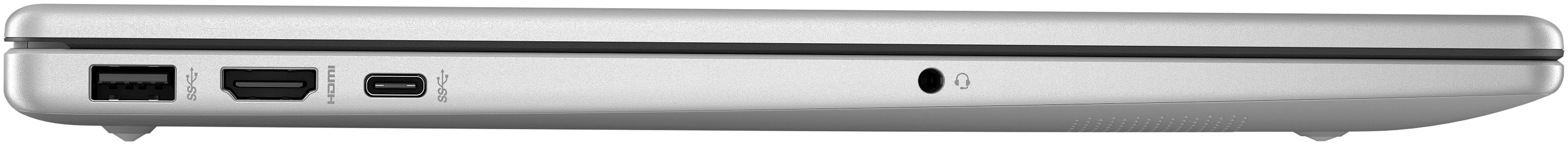 Alt View 7. HP - 15.6" Touch-Screen Laptop - AMD Ryzen 5 - 8GB Memory - 512GB SSD - Natural Silver.