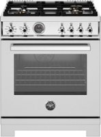 Bertazzoni - 30" Professional Series range - Electric self clean oven - 4 brass burners - Stainless Steel - Front_Zoom