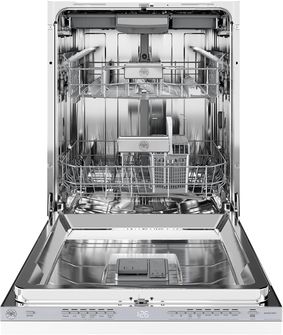 Bertazzoni - 24” Dishwasher, Panel Ready, Tall Tub - Front_Zoom