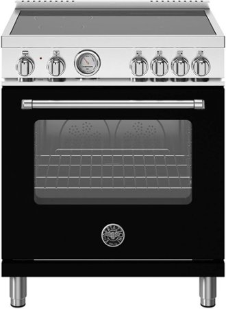 Bertazzoni - 30" Master Series range - Electric oven - 4 induction zones - Matte Black