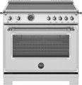 Bertazzoni - 36" Heritage Series range - Electric self clean oven - 5 induction zones - Stainless Steel