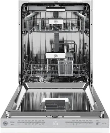 Front. Bertazzoni - 24” Dishwasher, Panel Ready, Tall Tub.