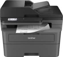 Brother - MFC-L2820DW Wireless Black-and-White Refresh Subscription Eligible All-In-One Laser Printer - Gray - Front_Zoom