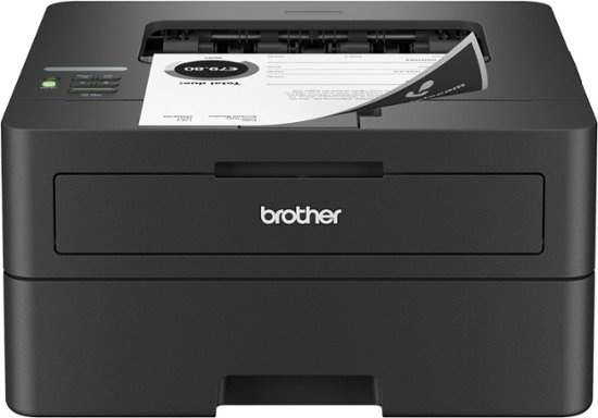 Front. Brother - HL-L2460DW Wireless Black-and-White Refresh Subscription Eligible Laser Printer - Gray.
