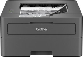 Brother - HL-L2400D Black-and-White Laser Printer - Gray - Front_Zoom