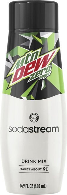 SodaStream Mtn Dew Zero Sugar Drink Mix, 14.9oz_0