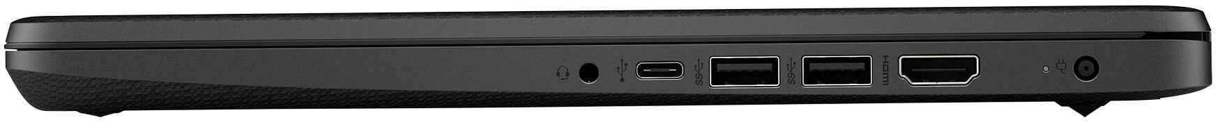 Alt View 7. HP - 14" Laptop - Intel Celeron - 4GB Memory - 128GB eMMC - Jet Black.