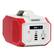 Front. Coleman - Voyager™ Go 200 Portable Power Station - Red/Gray.