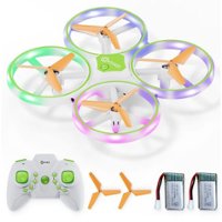 Contixo - Mini Light Up Drone with Remote Controller - Green - Front_Zoom