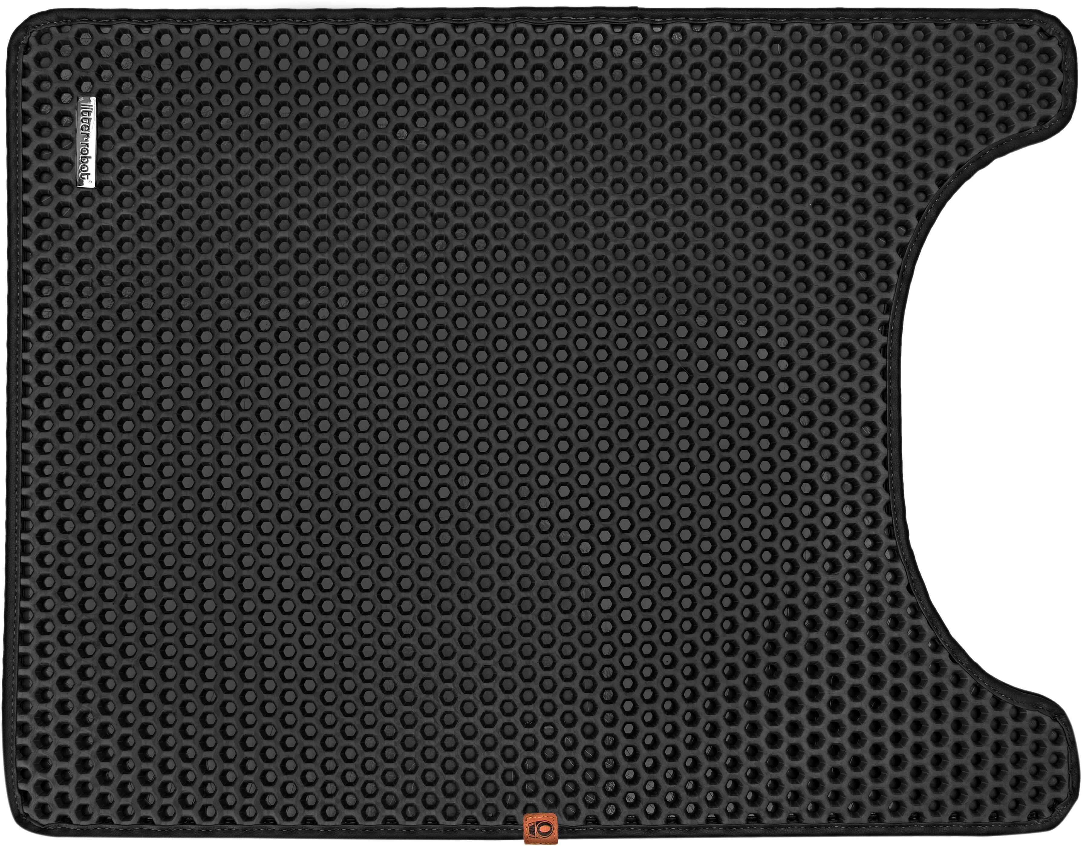 Alt View 1. Whisker - Litter-Robot LitterTrap® Mat - Black.