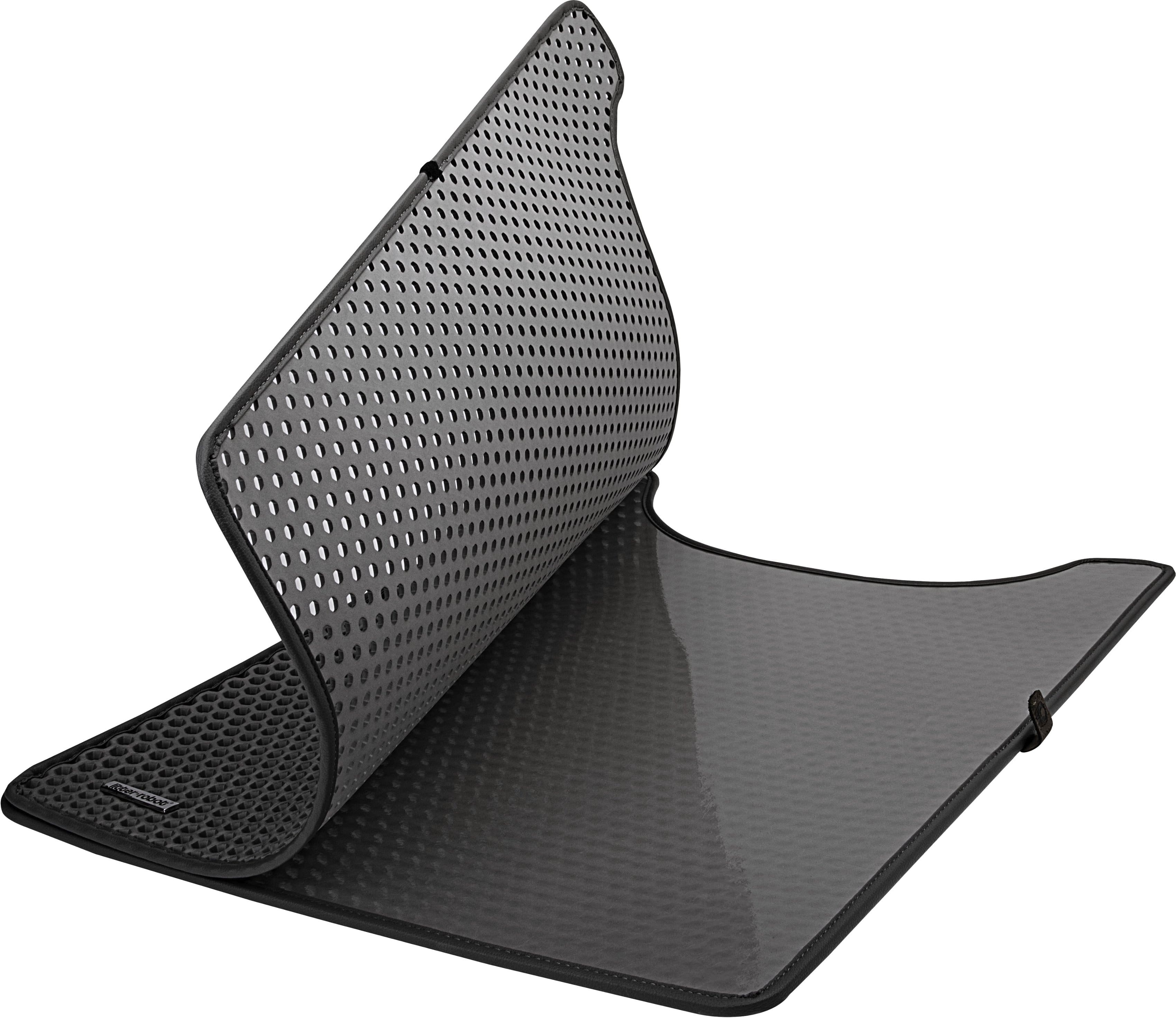 Whisker - Litter-Robot LitterTrap® Mat - Black - Front_Zoom