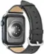 Alt View 12. Insignia™ - Genuine Leather Band for Apple Watch 42mm, 44mm, 45mm, SE, Ultra 49mm and Ultra 2 49mm - Black.