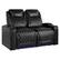 Angle. Valencia Theater Seating - Valencia Oslo Row of 2 Loveseat Premium Top Grain 11000 Nappa Leather Home Theater Seating - Midnight Black.