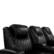Alt View 11. Valencia Theater Seating - Valencia Oslo Row of 2 Loveseat Premium Top Grain 11000 Nappa Leather Home Theater Seating - Midnight Black.