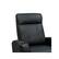 Alt View 11. Valencia Theater Seating - Valencia Syracuse Row of 3 Premium Top Grain Grade 9000 Leather Home Theater Seating - Black.