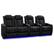 Angle. Valencia Theater Seating - Valencia Tuscany Slim Ultimate Row of 4 Loveseat Left Semi-Aniline Italian Nappa 20000 Leather Home Theater Seating - Onyx.