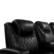Alt View 11. Valencia Theater Seating - Valencia Oslo XL Row of 4 Loveseat Right Premium Top Grain Nappa 11000 Leather Home Theater Seating - Black.