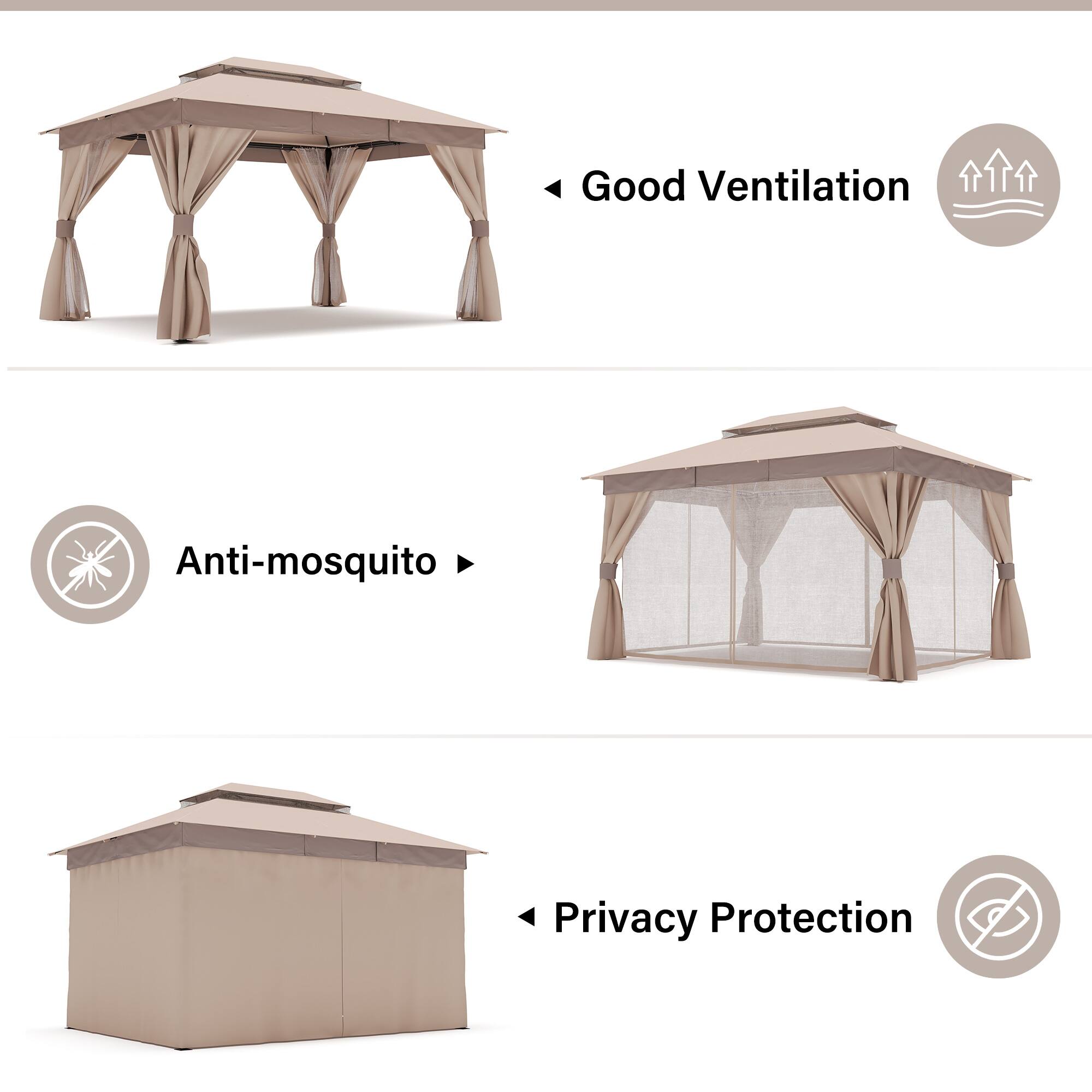 - Good Ventilation
- Anti-mosquito
- Privacy Protection
