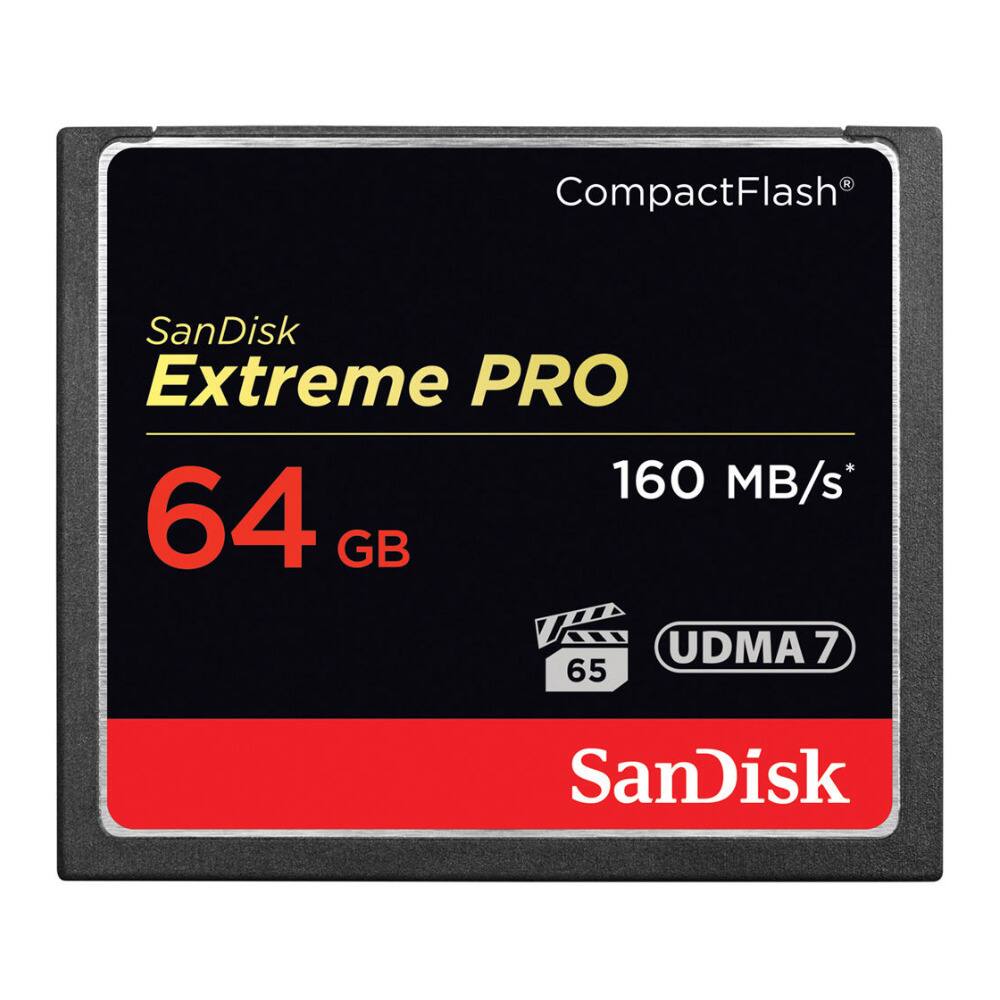 CompactFlash SanDisk Extreme PRO 160 MB/s* 64 GB V UDMA 7 65 SanDisk