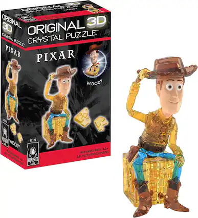 3D ORIGINAL PUZZLE
WOODY CRYSTAL
32179
12+ AGES/AGESIAOS
35 PIECES/PIECES/PIEZAS
ORIGINAL 3D
CRYSTAL PUZZLE™
PIXAR
WOODY
AGES/AGES/AOS 12+
35 PIECES/PIECES/PIEZAS
BEPUZZLED