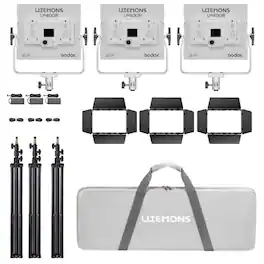 Godox - Litemons LP400R 36W RGB LED 3-Light Panel Kit