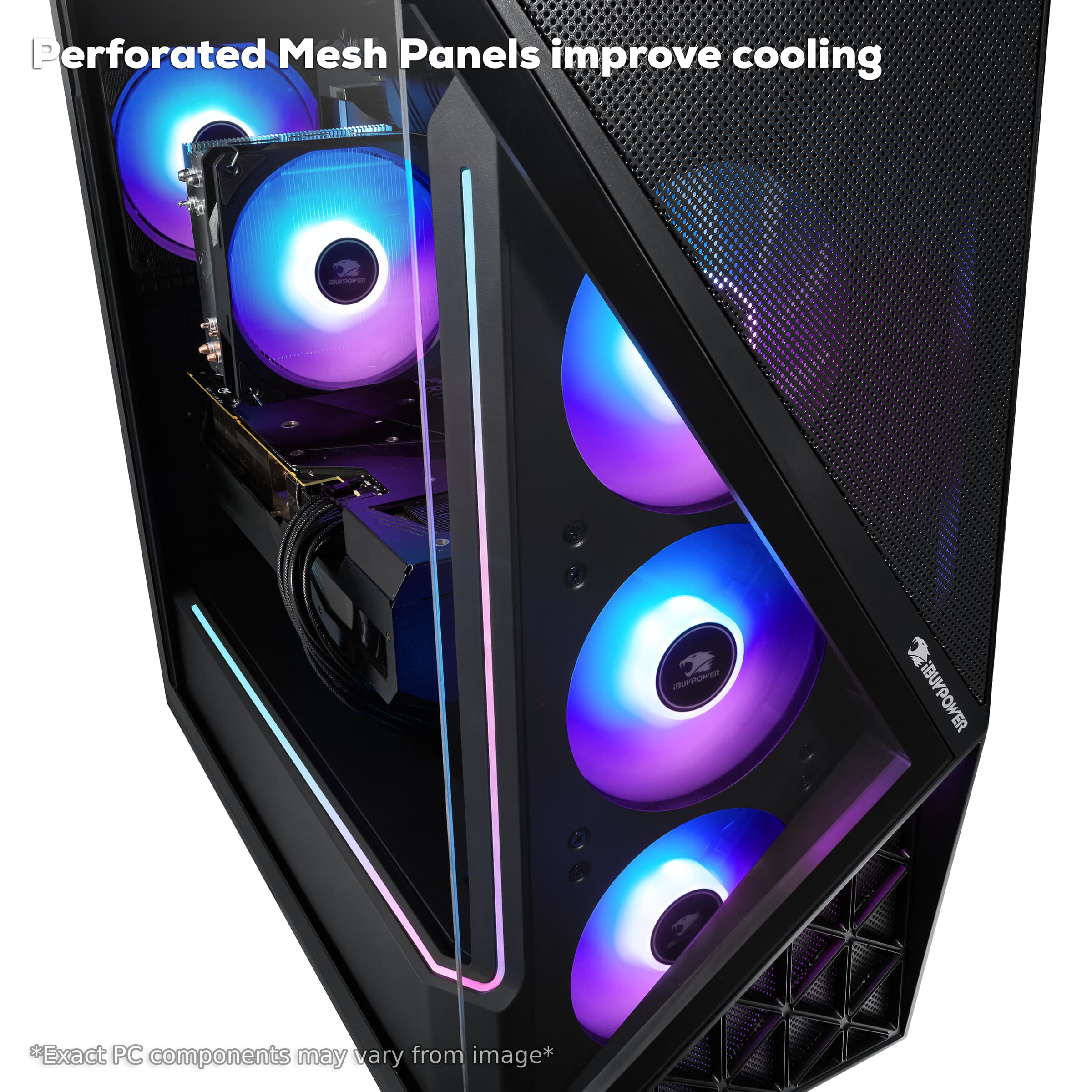 iBUYPOWER Slate Gaming Desktop PC AMD Ryzen 7 7800X3D