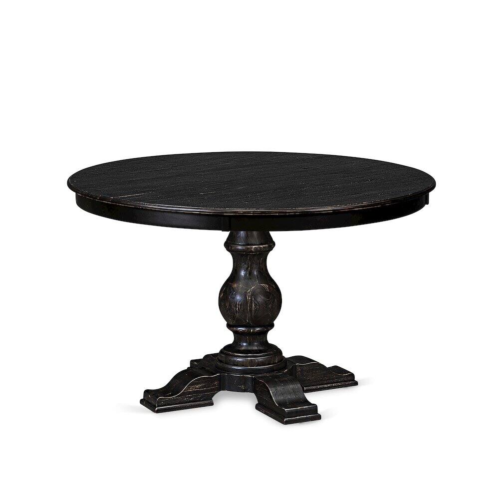 Alt View 2. East West Furniture - Dining Room Table - Black.
