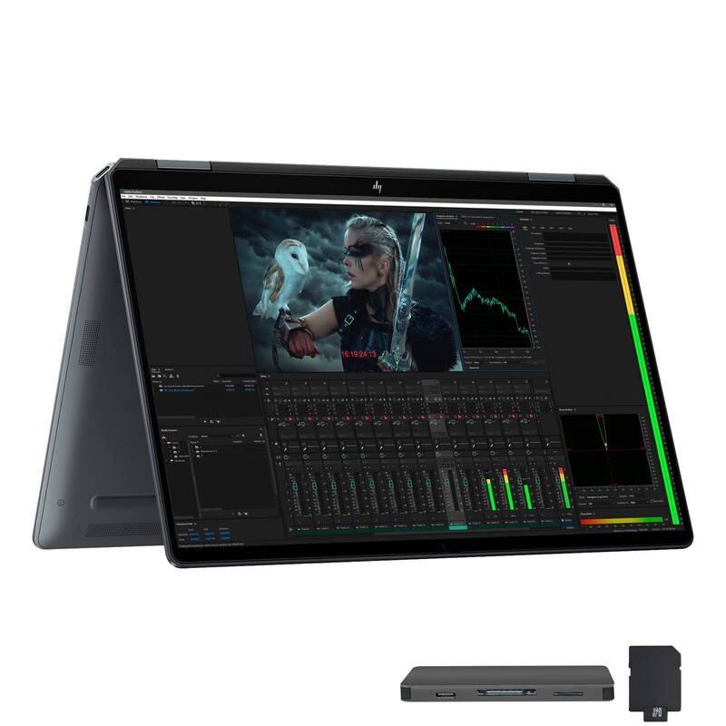 HP - OmniBook 14" 2-in-1 Touch Laptop,Intel Ultra 9 288V,32GB RAM,4TB SSD,Backlit Keyboard,Fingerprint,Win 11 Pro - Gray