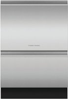 Fisher & Paykel - Top Control Stainless Steel Built-in Double DishDrawer with 44 dBA - Front_Zoom