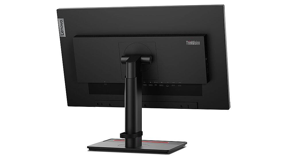 Alt View 1. Lenovo - ThinkVision 23.8" IPS LED FHD 60hz Monitor (USB, HDMI) - Raven Black.