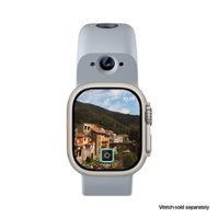 Wristcam - Camera Band Medium/Large (Fits 42-49mm) for Apple Watch Ultra, Series 9, Series 8 , Series SE - Gray - Angle_Zoom
