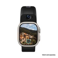 Wristcam - Camera Band Medium/Large (Fits 42-49mm) for Apple Watch Ultra, Series 9, Series 8 , Series SE - Black - Angle_Zoom