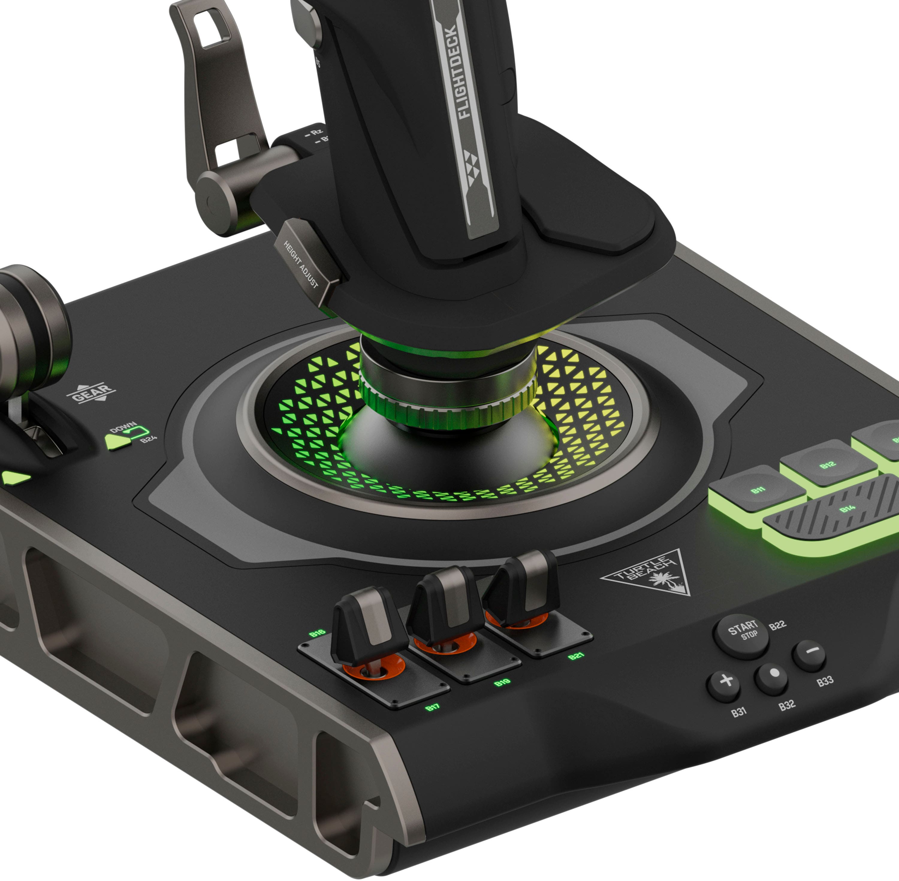 Alt View 11. Turtle Beach - Turtle Beach VelocityOne Flightdeck Universal HOTAS Simulation System Joystick & Throttle for Windows 10 & 11 PCs - Black.