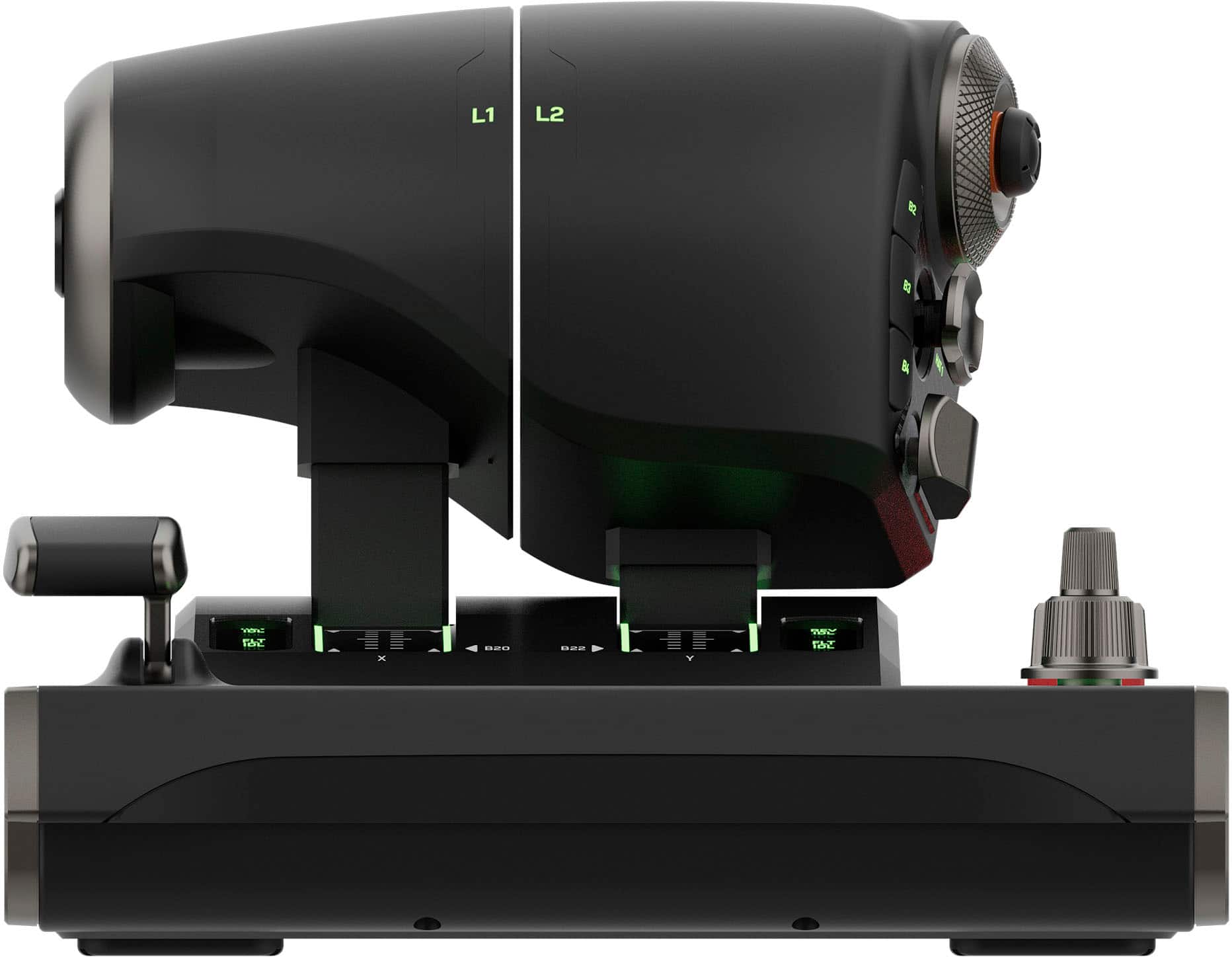 Alt View 16. Turtle Beach - Turtle Beach VelocityOne Flightdeck Universal HOTAS Simulation System Joystick & Throttle for Windows 10 & 11 PCs - Black.