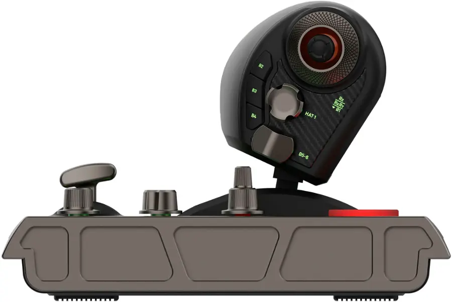 Alt View 17. Turtle Beach - Turtle Beach VelocityOne Flightdeck Universal HOTAS Simulation System Joystick & Throttle for Windows 10 & 11 PCs - Black.