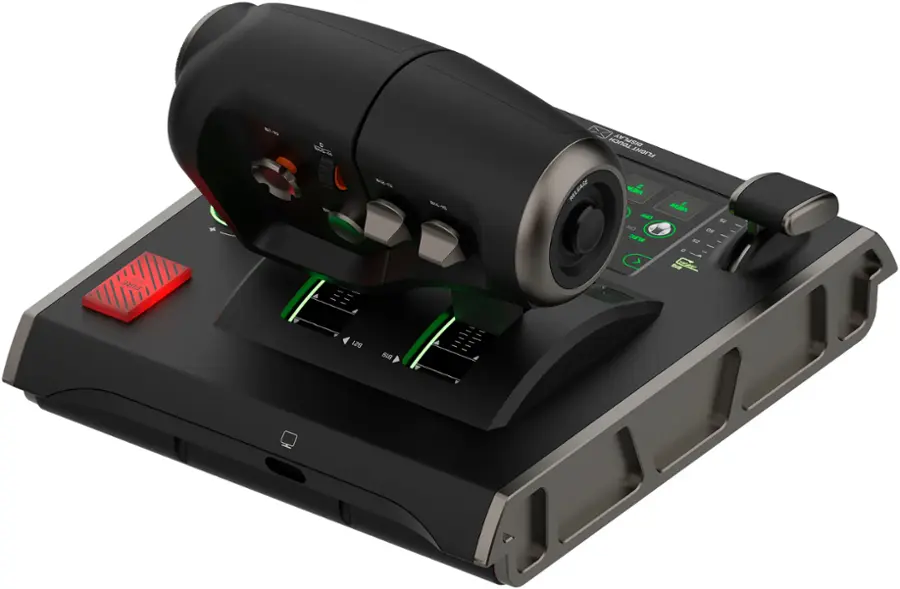 Alt View 18. Turtle Beach - Turtle Beach VelocityOne Flightdeck Universal HOTAS Simulation System Joystick & Throttle for Windows 10 & 11 PCs - Black.