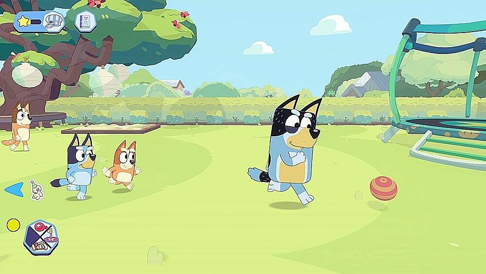 Left. Outright Games - Bluey: The Videogame.