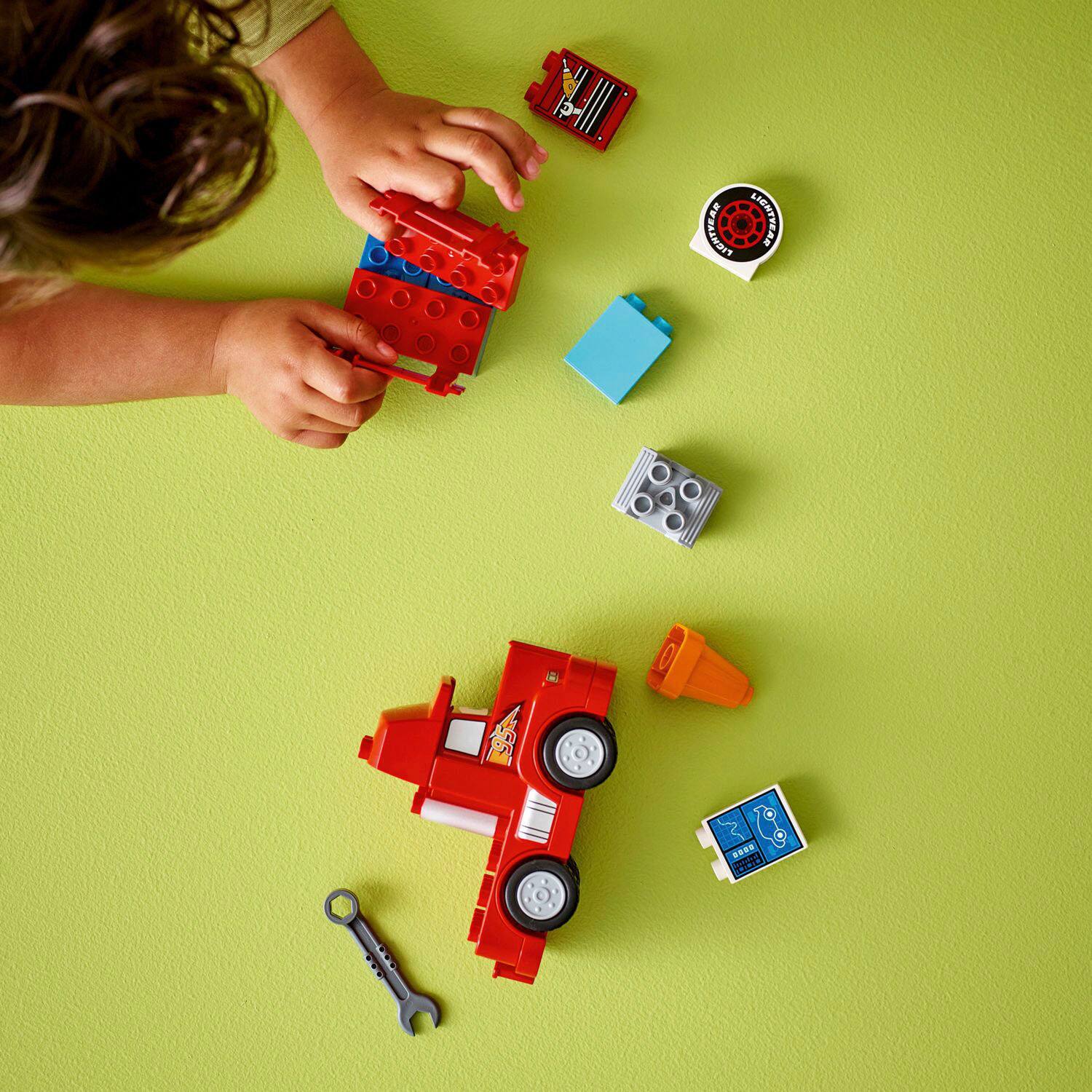 Angle. LEGO - DUPLO Disney and Pixar’s Cars Mack at the Race Toddler Toy 10417.