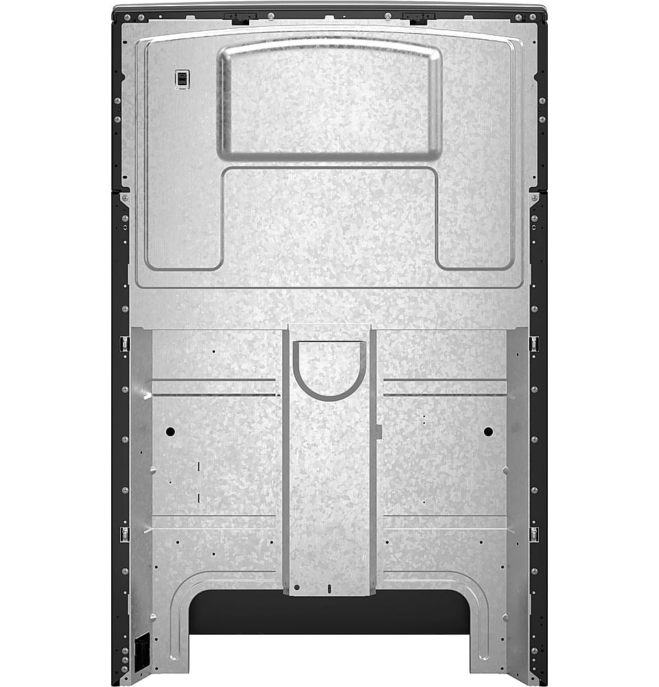 Alt View 13. GE Profile - 30" Smart Free-Standing Electric Convection Range with Self-Clean and Steam Clean with No Preheat Air Fry - Stainless Steel.