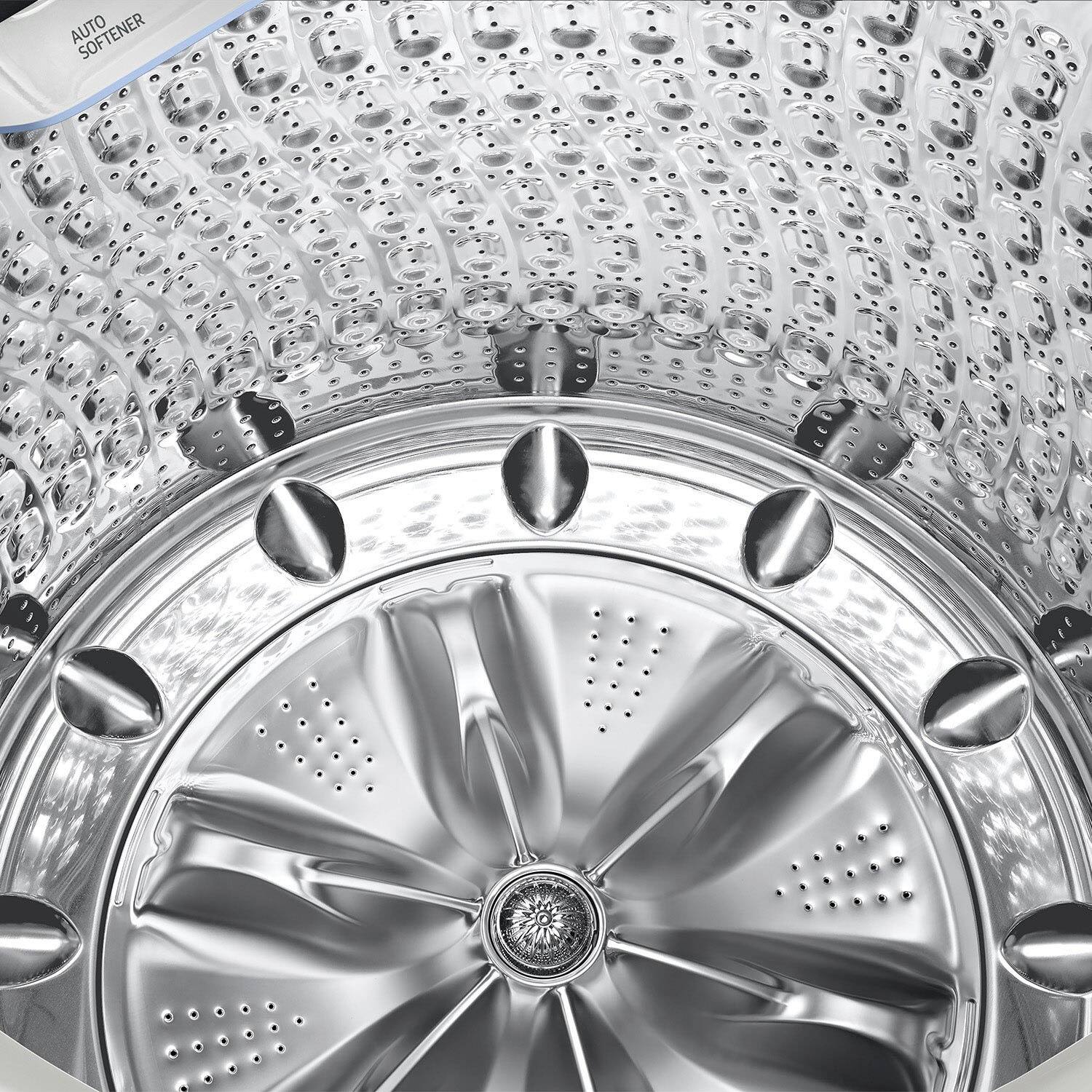 Alt View 22. Samsung - 5.5 Cu. Ft. High-Efficiency Smart Top Load Washer with Auto Dispense System - Ivory.