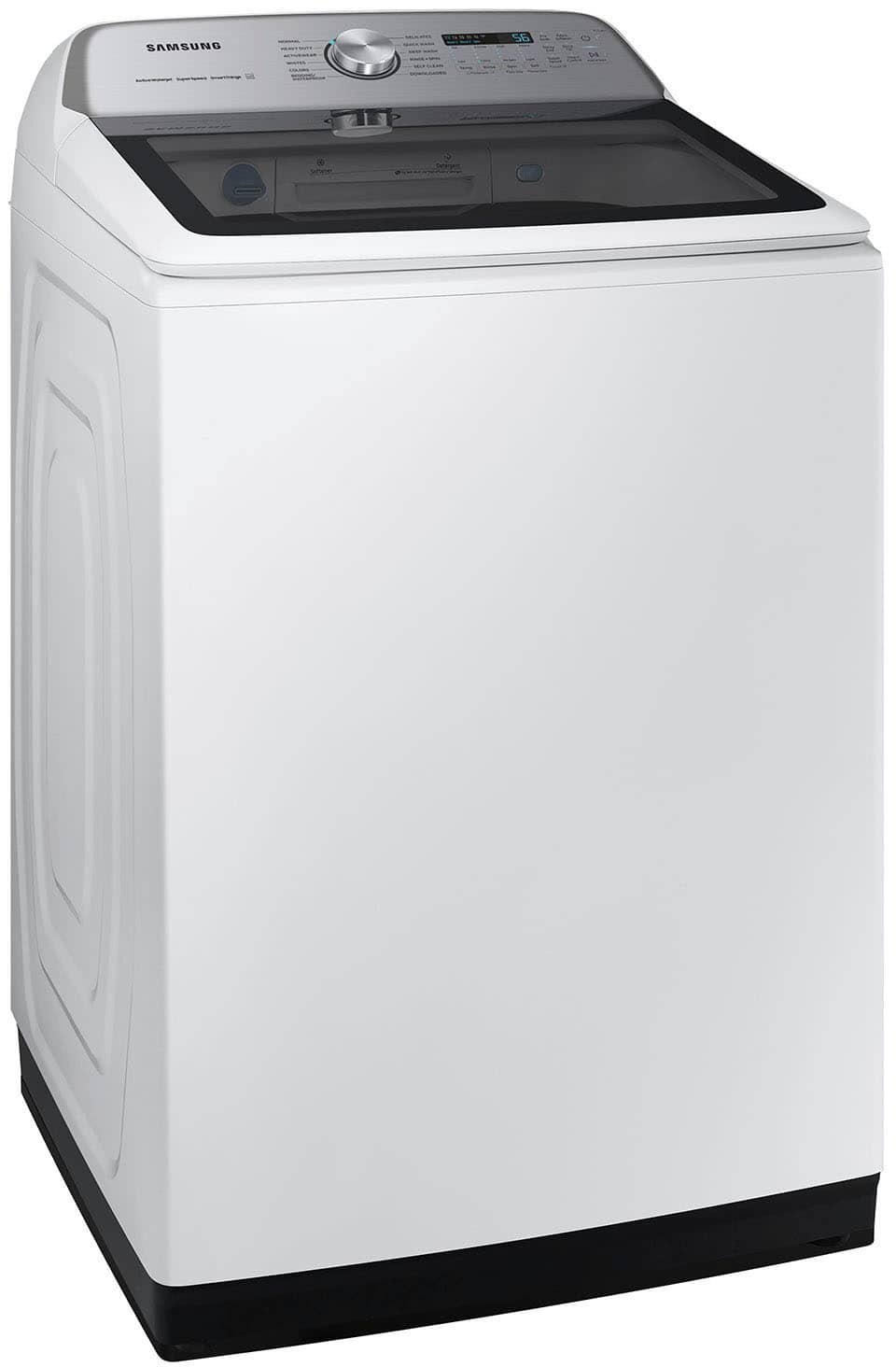 Alt View 13. Samsung - 5.2 Cu. Ft. High-Efficiency Smart Top Load Washer with Super Speed Wash - White.