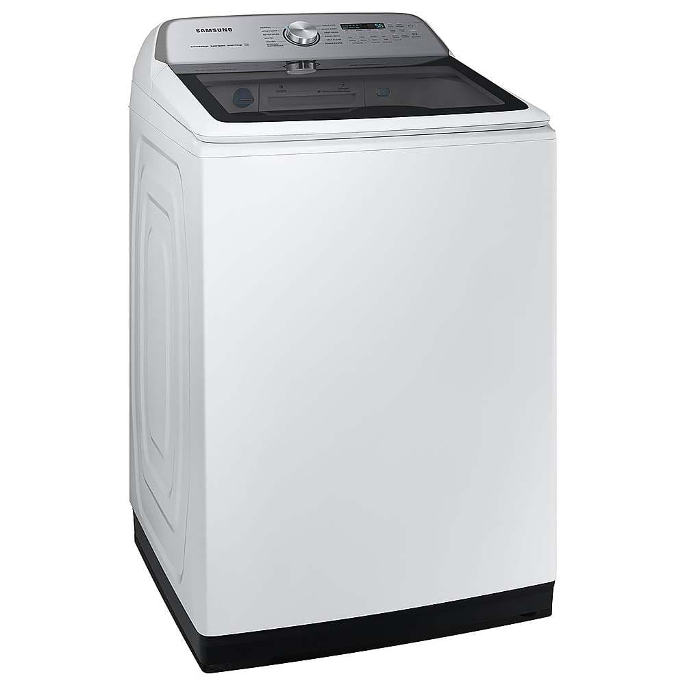 Alt View 13. Samsung - 5.1 Cu. Ft. High-Efficiency Smart Top Load Washer with ActiveWave Agitator - White.