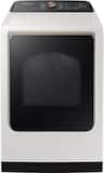 Samsung - 7.4 Cu. Ft. Smart Gas Dryer with Steam and Sensor Dry - Ivory