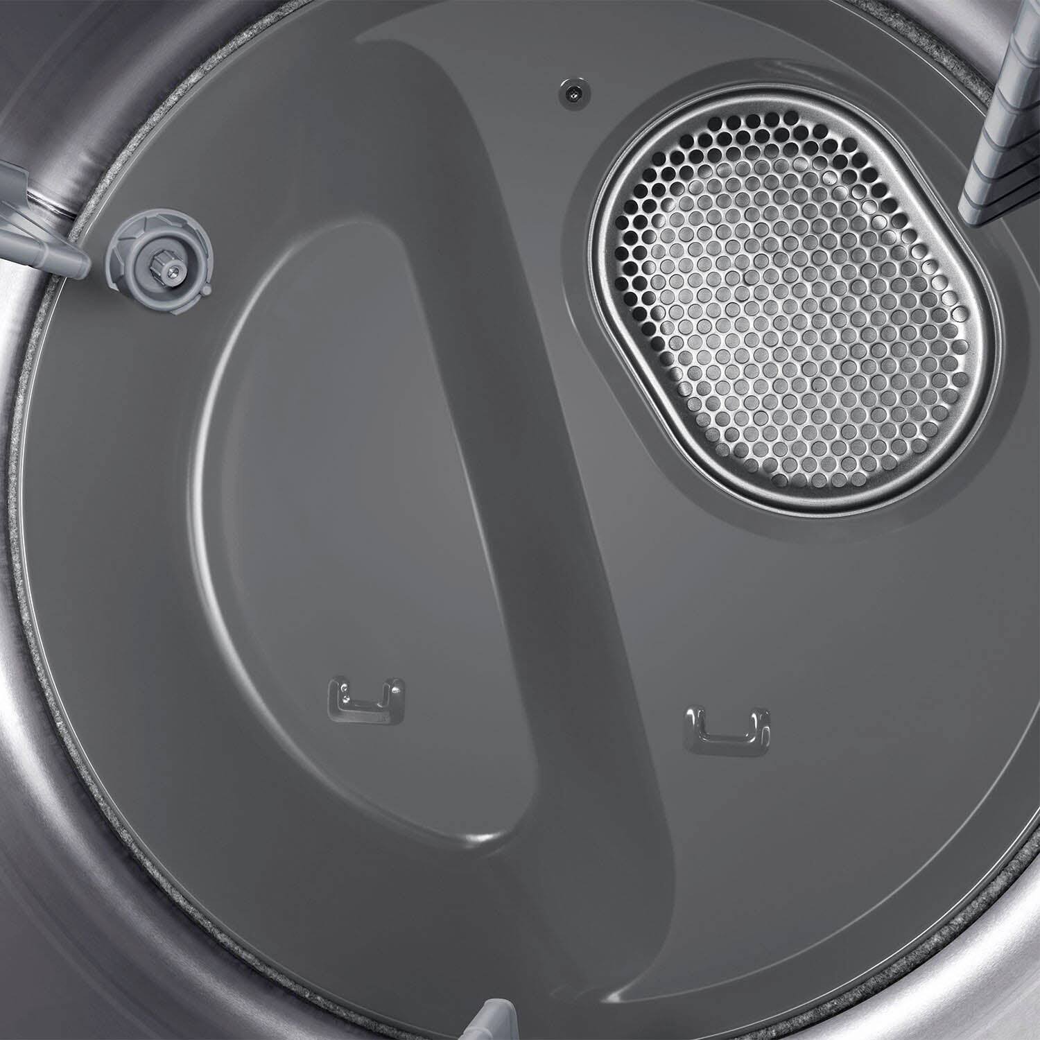 Alt View 16. Samsung - 7.4 Cu. Ft. Smart Gas Dryer with Steam and Sensor Dry - Ivory.