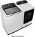 Alt View 19. Samsung - 7.4 Cu. Ft. Smart Gas Dryer with Steam and Sensor Dry - Ivory.