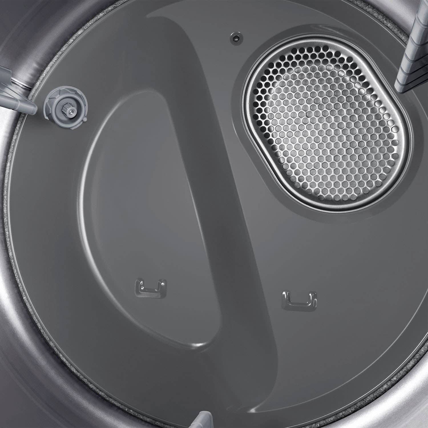 Alt View 16. Samsung - 7.4 Cu. Ft. Smart Electric Dryer with Steam and Sensor Dry - Ivory.