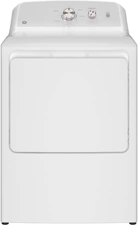 GE - 7.2 Cu. Ft. Electric Dryer with Long Venting up to 120 Ft - White with Silver Matte