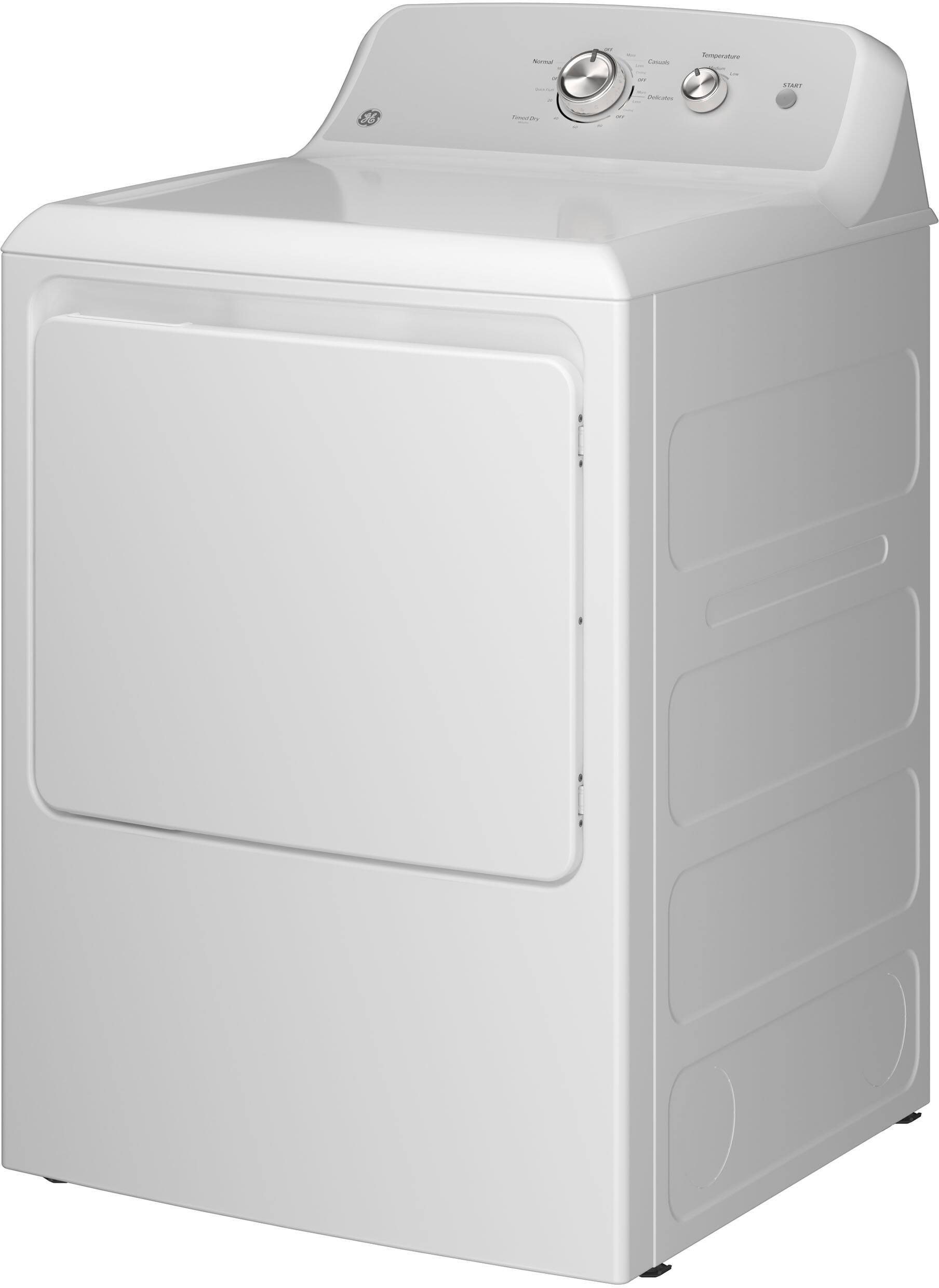 GE 7.2 Cu. Ft. Electric Dryer with Long Venting up to 120 Ft. White